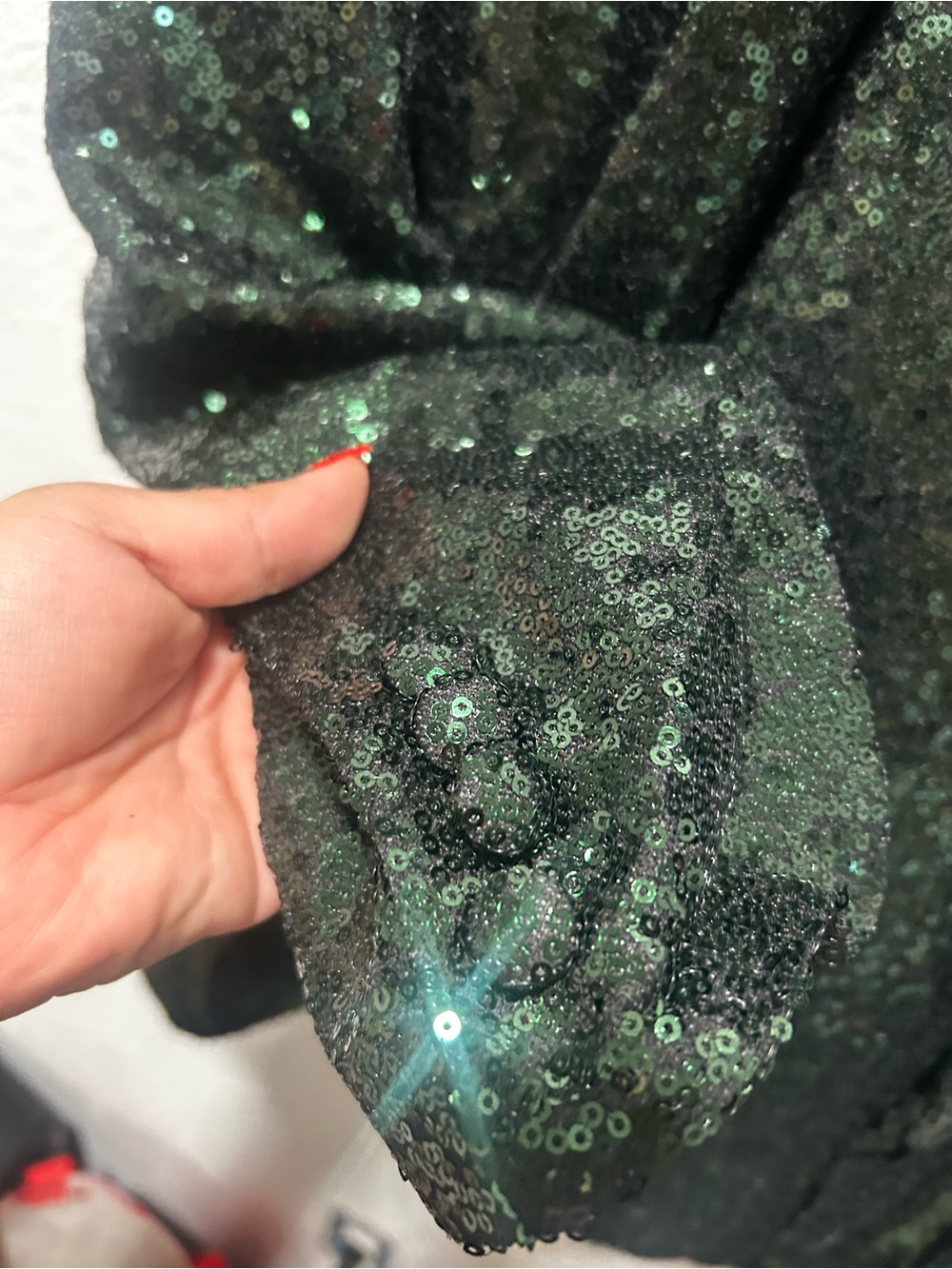 Women's Green Sequin Blazer Jacket and pant set size medium - Picture 4 of 8